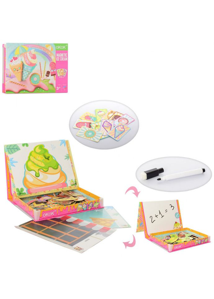 Дерев'яні Пазли магнітні Солодощі oKoK (365640893)