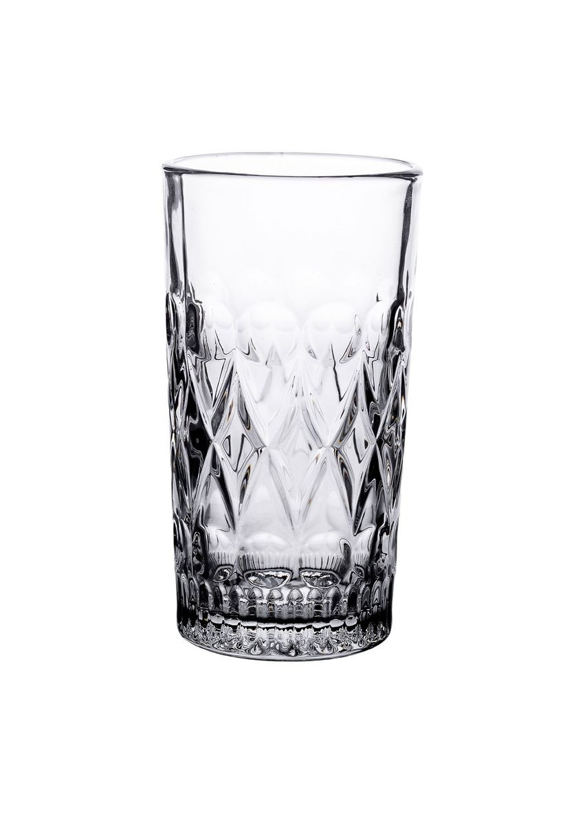 Набор фигурных стаканов 6 шт 300 мл стеклянные стаканы для коктейлей, холодных напитков HP-YH-14 Yiwu (326066259)