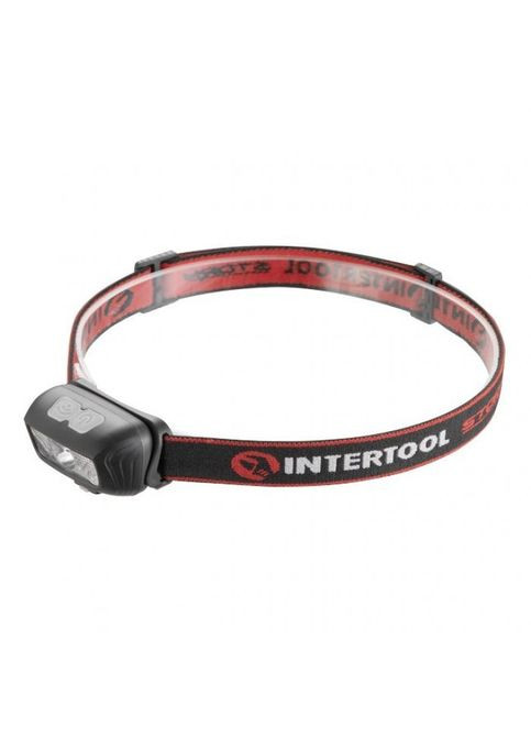 Ліхтар налобний акумуляторний XPE+2SMD+2RED SMD, 6 режимів роботи, сенсор, STORM LB-0310 Intertool (323486053)