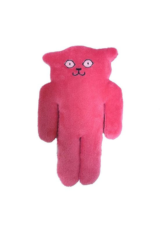 Іграшкаподушка Кіт -018 малий рожевий No Brand (272149407)