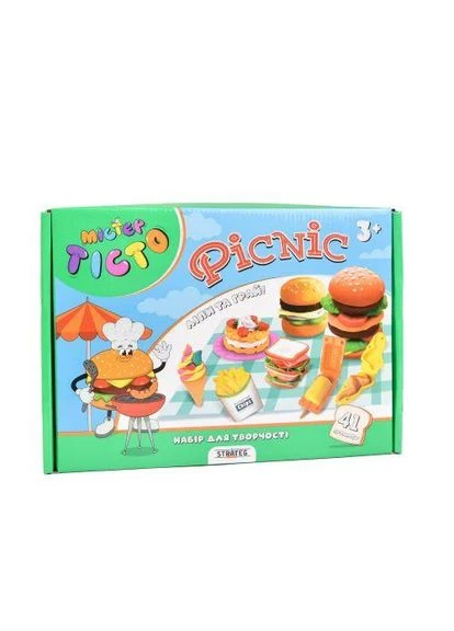 Набор для творчества Мистер тесто Picnic на украинском языке Strateg (401489588)