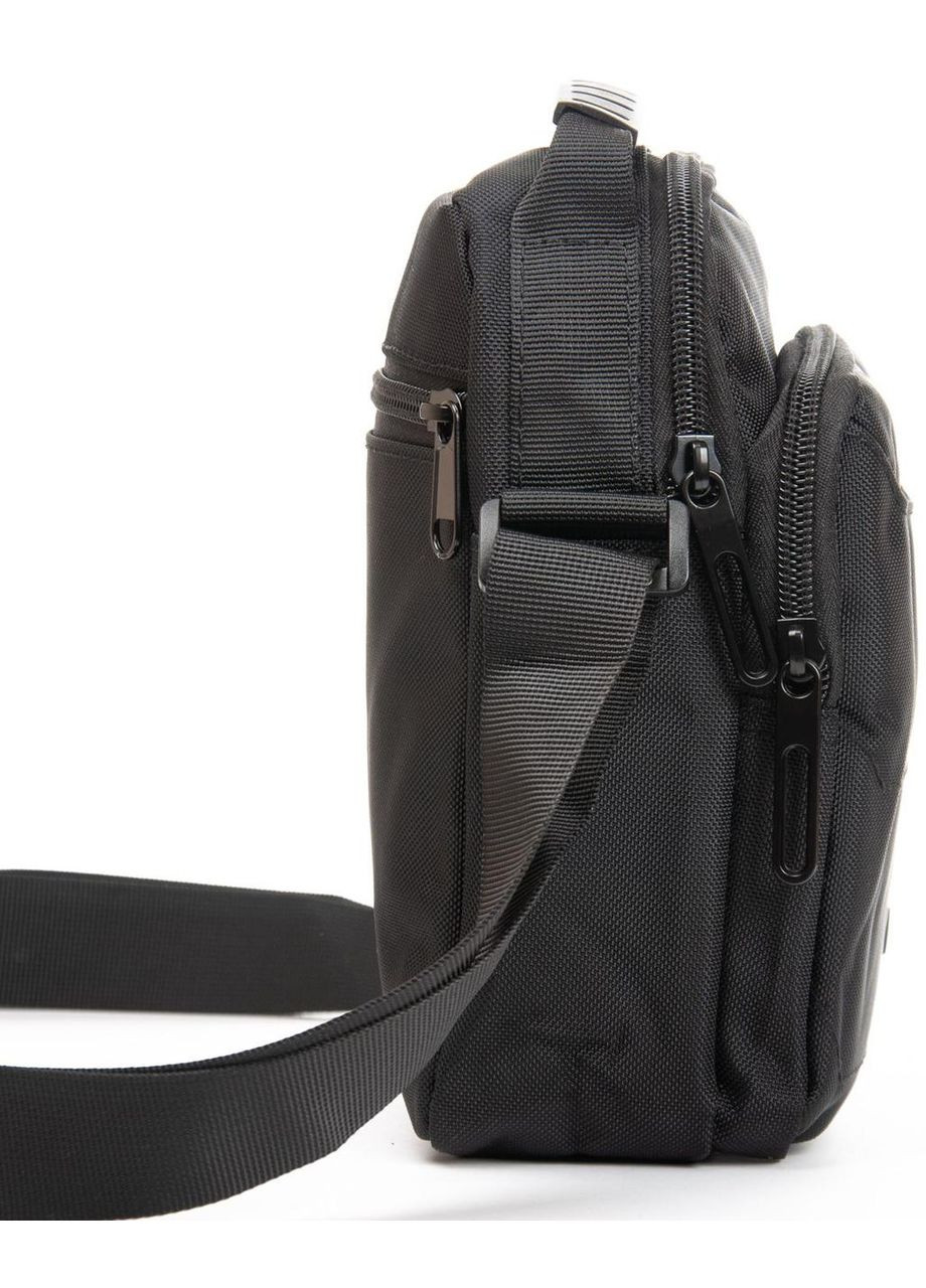 Сумка на плече чоловіча чорна Lanpad (366293400)