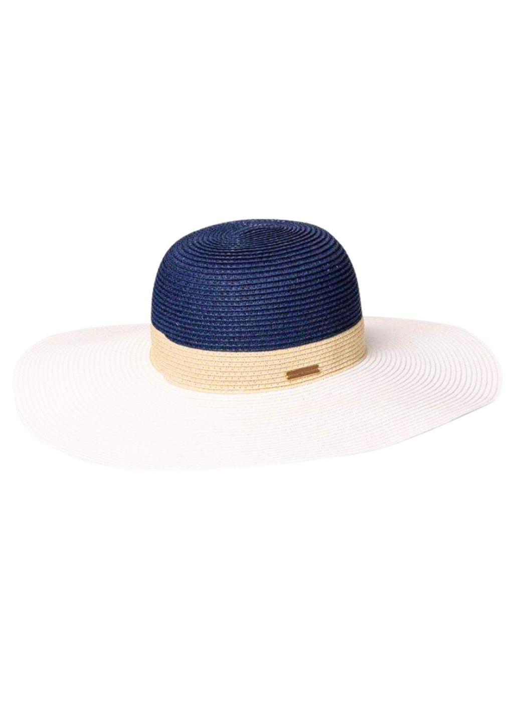 Капелюх Marc & Andre пляжний з широкими полями One Size Синій з білими полями HA21-07 Marc & André (307063232)