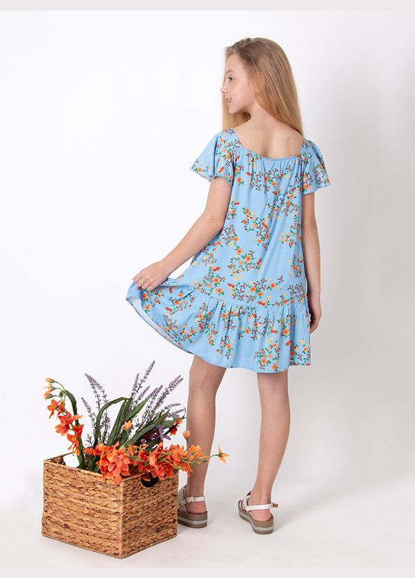 Блакитна сукня для дівчинки Mevis (293062313)