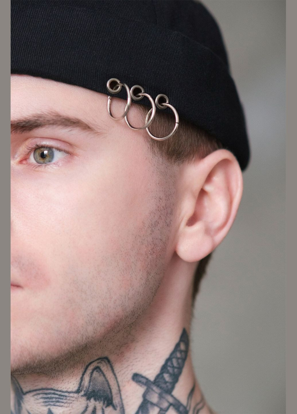 Мужская Кепка Докер С Кольцами Monarch Black Without (348059078)