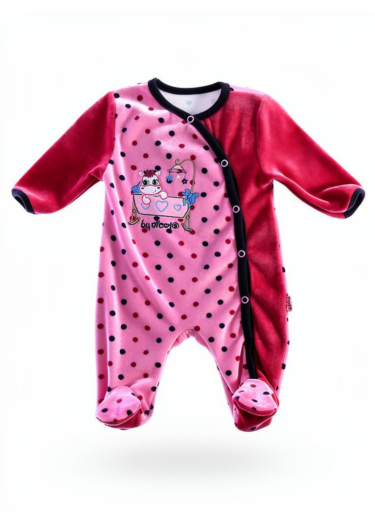 Чоловічок велюровий Рожевий (0287) Nicol (370755261)