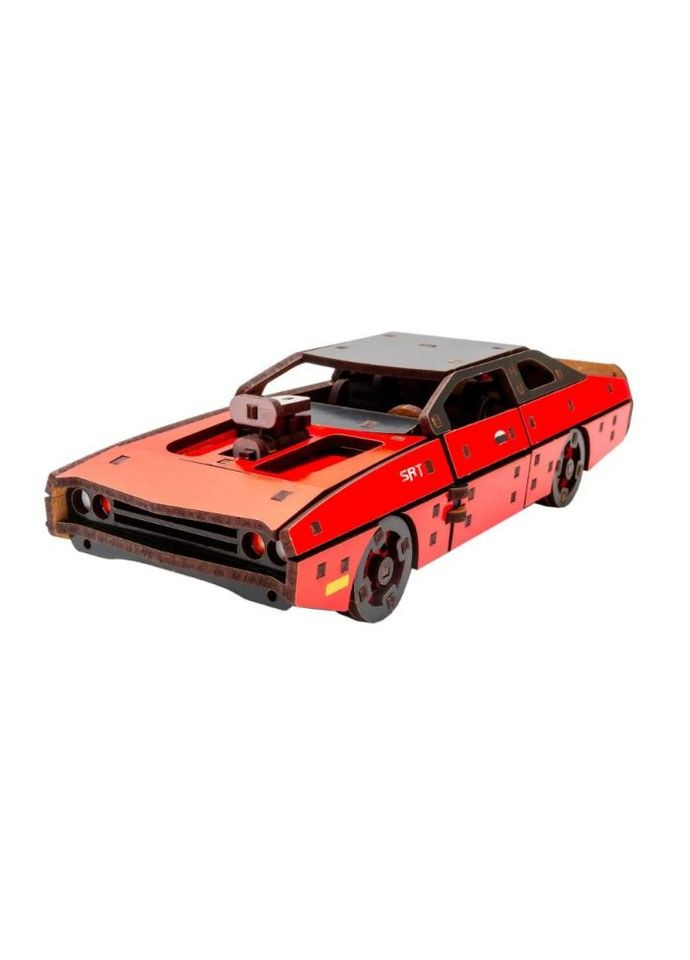 Деревянный конструктор Fast Furious, Puzzleоk (Puz-62520), 125 дет. (красная) PuzzleOK (367189122)