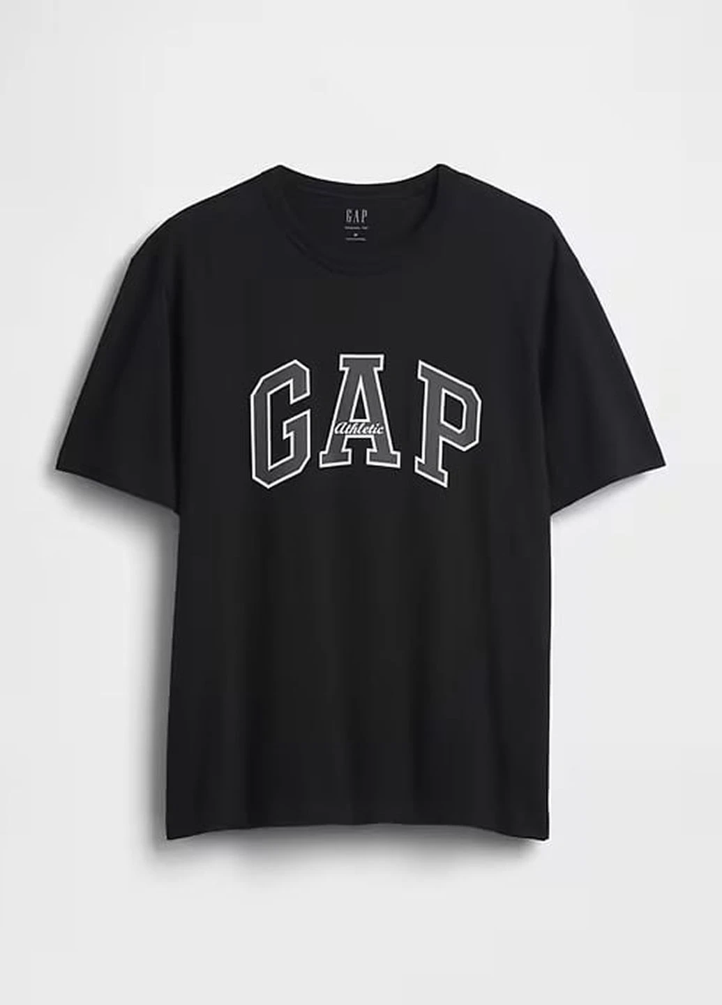Чорна футболка бавовняна чоловіча чорна Gap