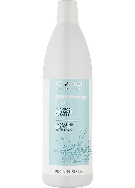 Увлажняющий шампунь для волос с молочными протеинами Sublime Fruit Hydrating Shampoo Whith Milk 1000ml (1115348-163295) Oyster (368620122)