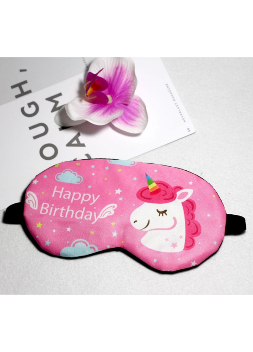 Зручна м'яка маска для сну—пов'язка на очі мила Єдиноріг для дівчаток та дівчат ( ) China (366874713)