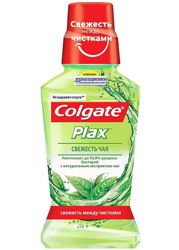 Ополіскувач для рота "Чай та лимон" освіжальний, антибактеріальний Plax 500ml (2-478482) Colgate (369789016)