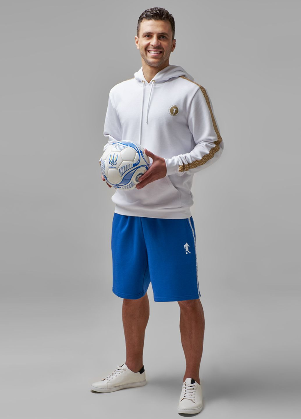 Спортивні шорти чоловічі Football сині Arber shorts 5 (285716409)