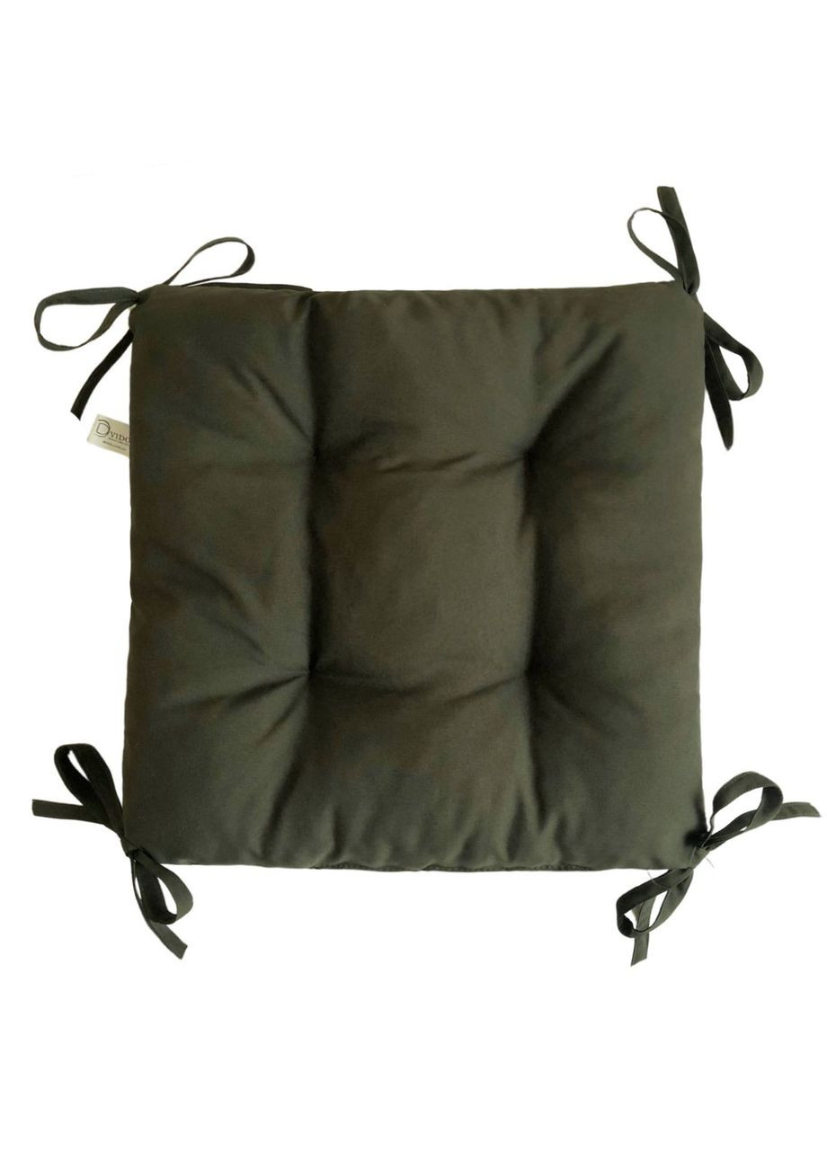 Подушка для стула см темный хаки No Brand (324832204)