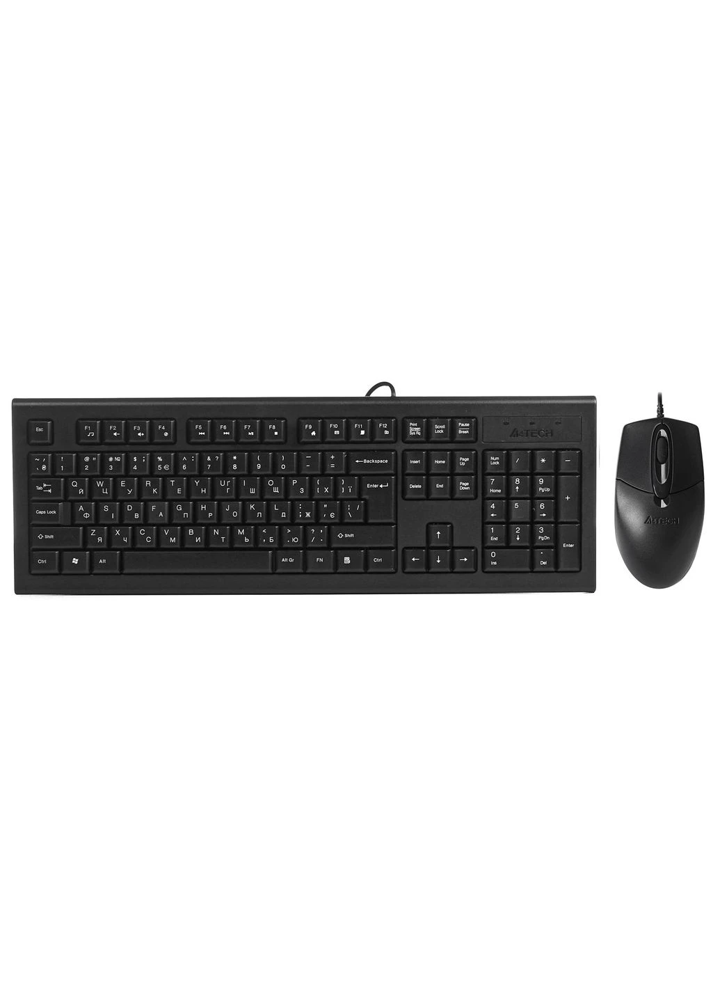 Комплект (клавіатура, миша) KR-8572S Black A4Tech (370618662)