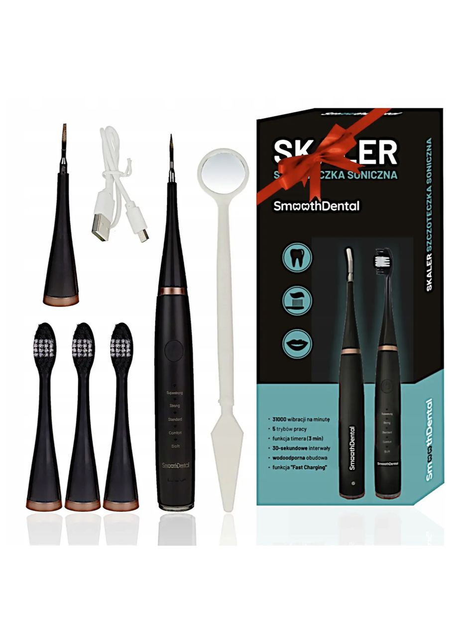 Електрична зубна щітка та насадка для зубного каменю USB SmoothDental No Brand (351371325)