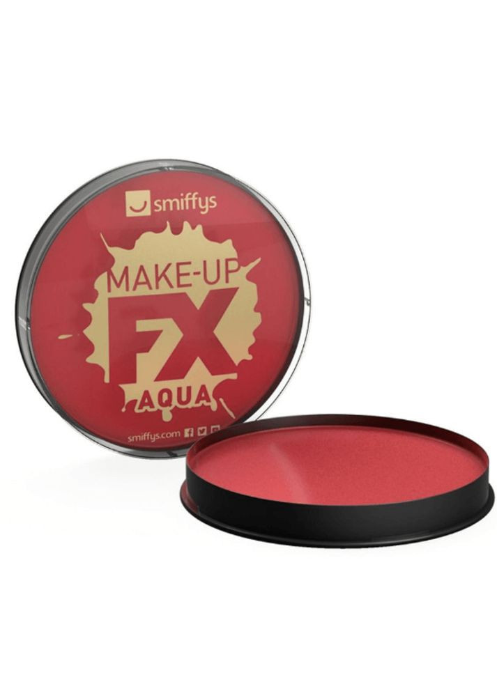 Фарба для обличчя та тіла на водній основі Smiffys FX Make Up Aqua Face & Body Paint - Red No Brand (299317471)