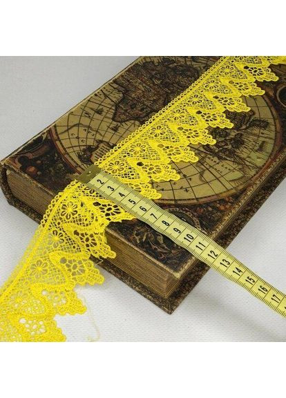 Кружево макраме 6CM (13 м) Цвет-желтый (729-51-132) Plus-plus (352744566)