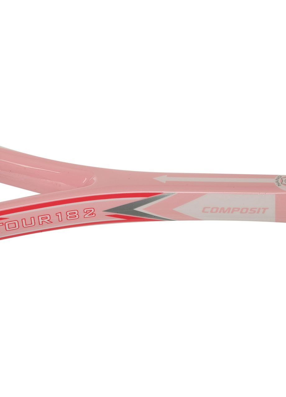 Ракетка для сквошу TOUR182 (1шт+PVC чохол) (композитний матеріал, розовий) Teloon (361436317)