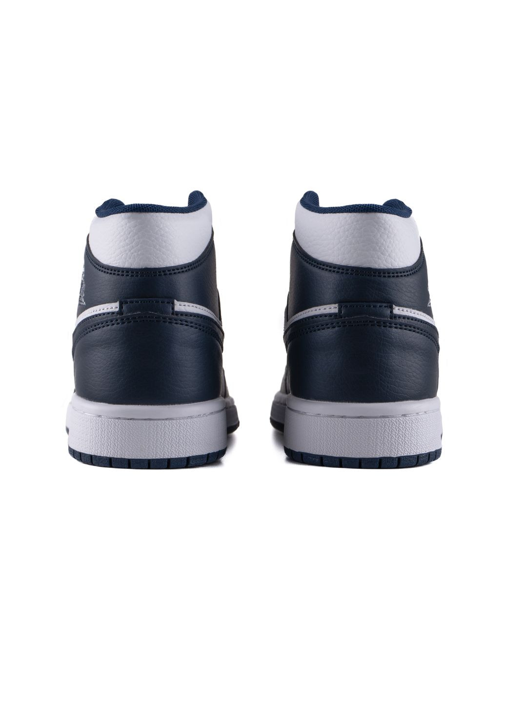 КРОССОВКИ ЖЕНСКИЕ NIKE AIR JORDAN 1 RETRO DARK BLUE WHITE НАЙК АИР ДЖОРДАН No Brand белые демисезоны (367170168)