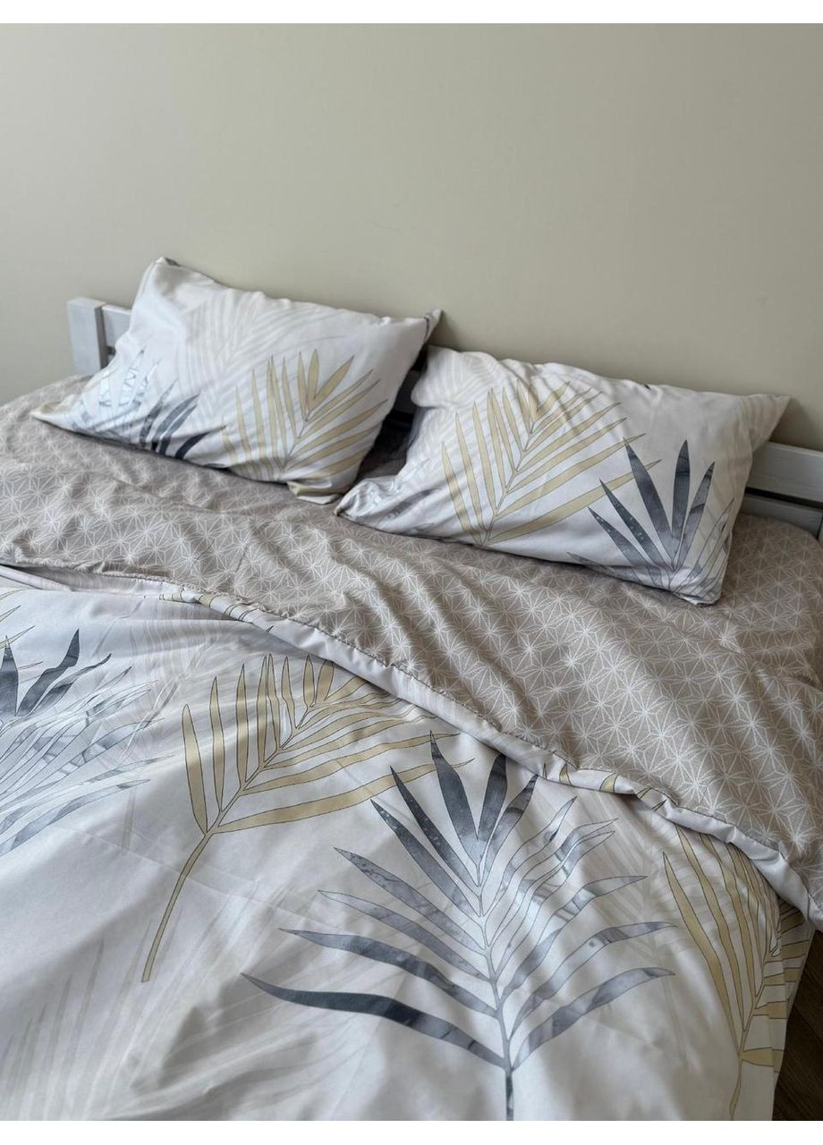 Постельное белье с резинкой Флора, сатин Полуторный размер, наволочки 70/70 No Brand (364220410)