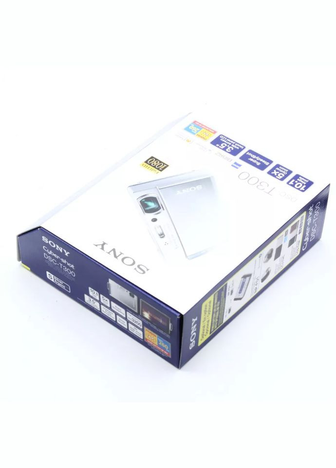 Ретро фотоаппарат Cyber-Shot T300 цифровой в серебристом цвете Sony DSC-T300 (331769901)