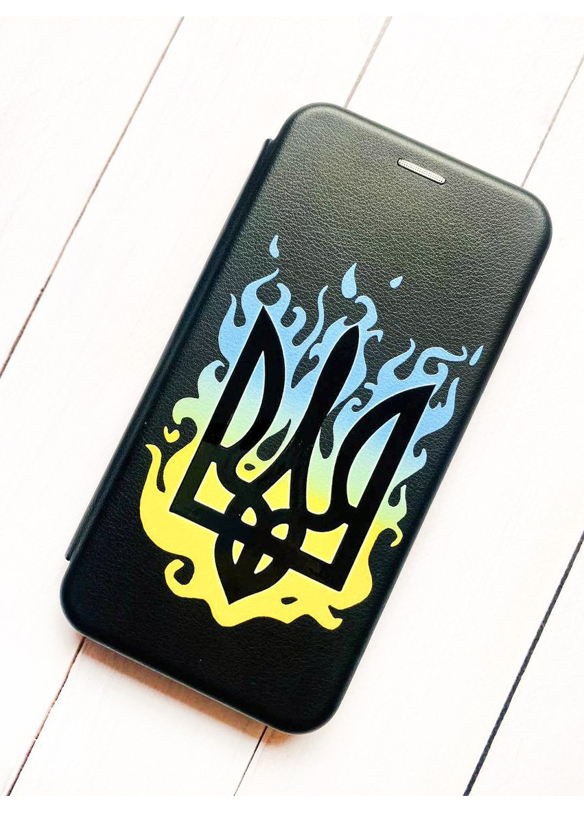 Чехол-книжка с рисунком для Xiaomi Redmi Note 11T:: Тризуб Пламя (принт 257) G-Case (360709479)