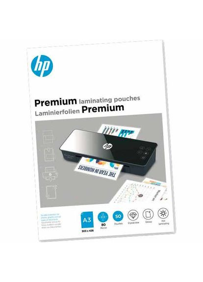 Пленка для ламинирования Premium Laminating Pouches A3 80 мкм 50 шт (9126) HP (323094196)
