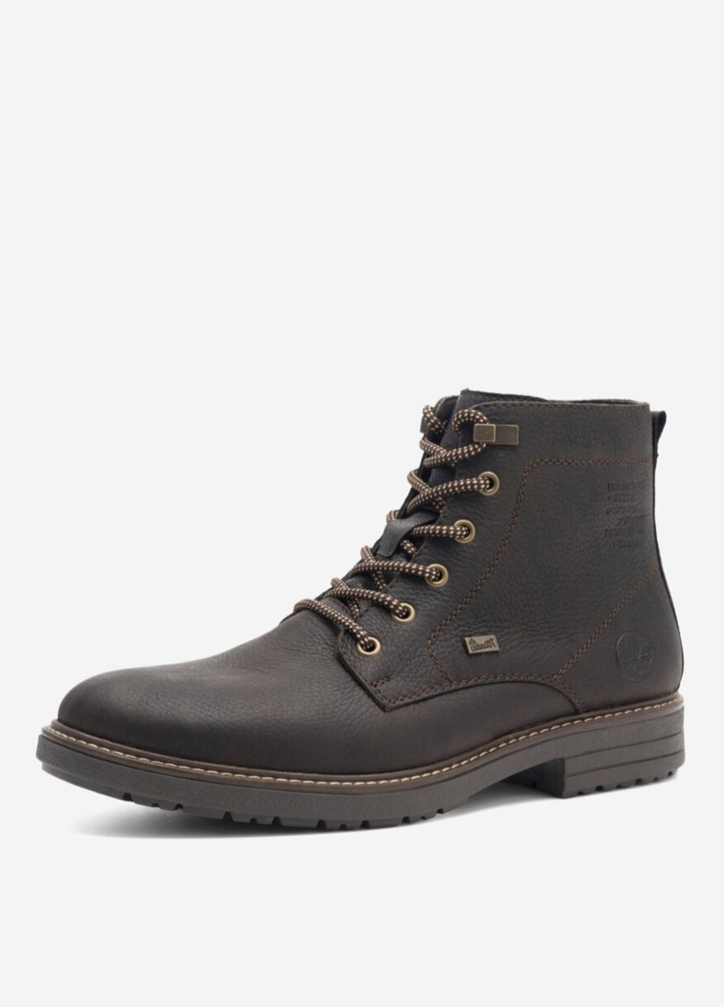 Темно-коричневые зимние ботинки (р) кожа 0-2-2-33121-25 Rieker