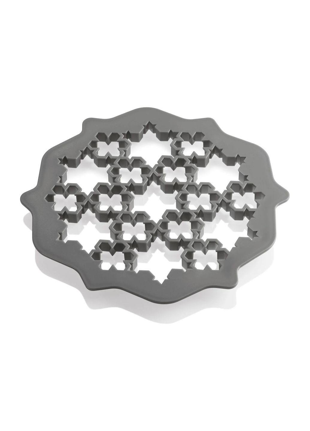 Форма вирубка для печива Сніжинки 27х27 см сірий Ernesto (318021125)