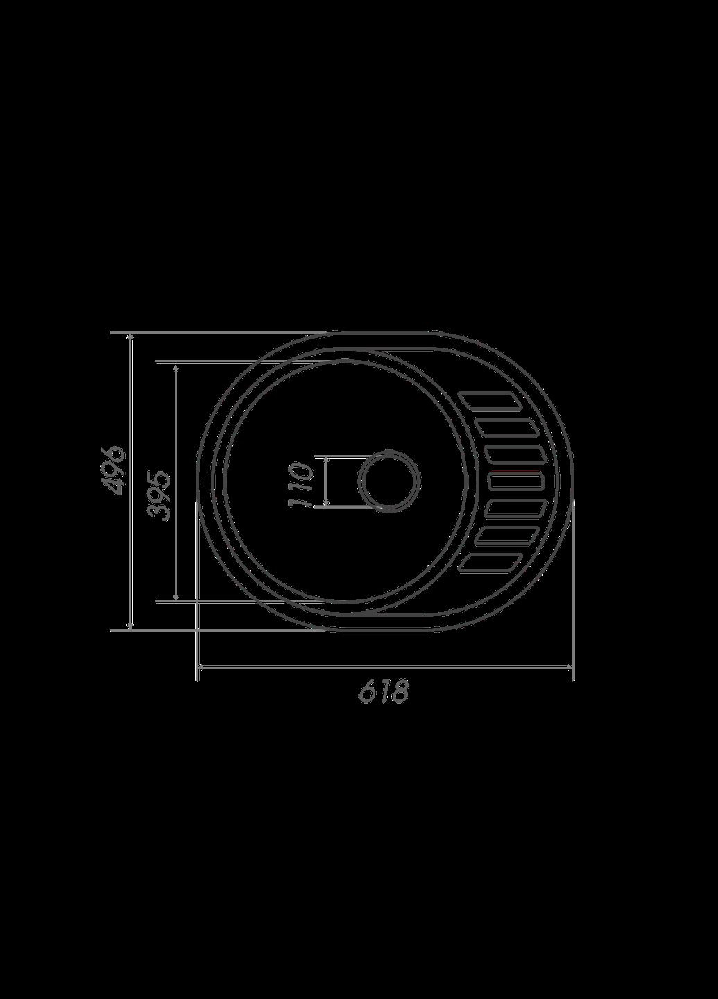 Гранитная мойка для кухни 6250 SOUL матовая Серый муссон Platinum (336937432)