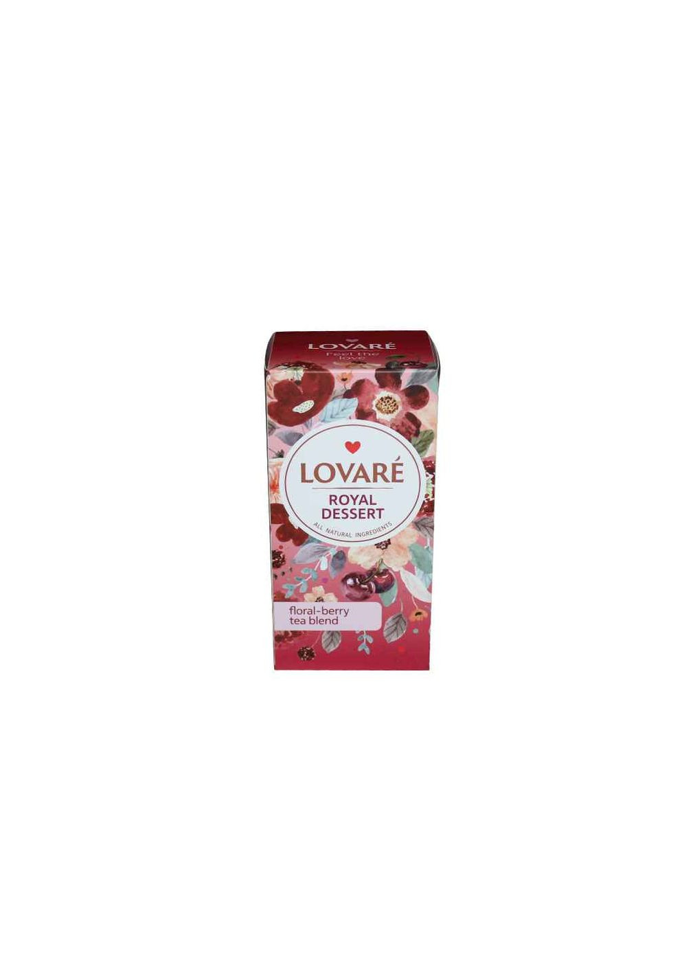 Чай 24 пакетика Королевский десерт 15г 36г Lovare (357216831)
