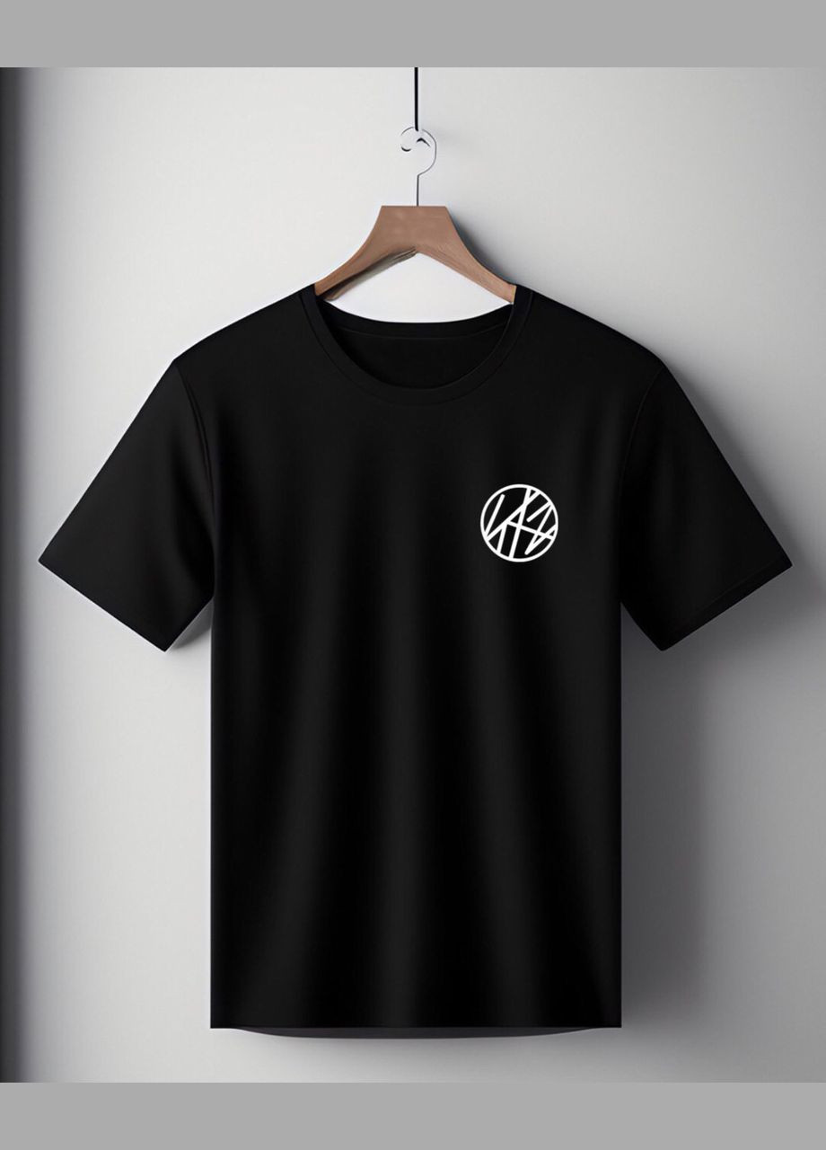 Футболка чорна оверсайз унісекс з принтом " Skz, Stray kids " Handmade (308245039)