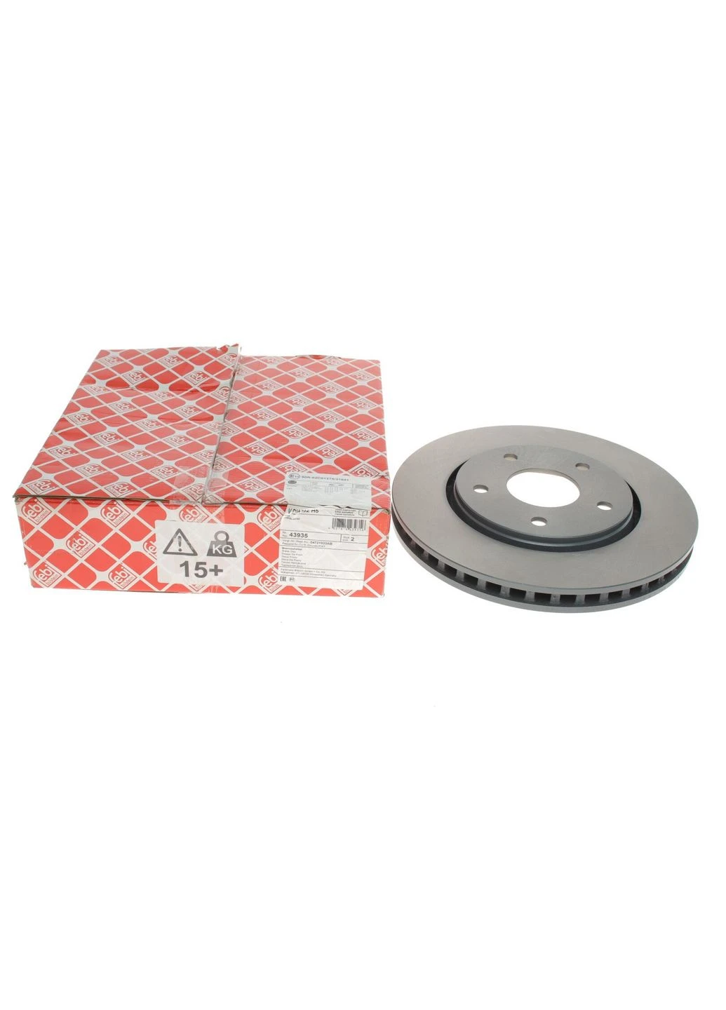 Диск гальмівний(к-т) 43935 Febi Bilstein (360486291)