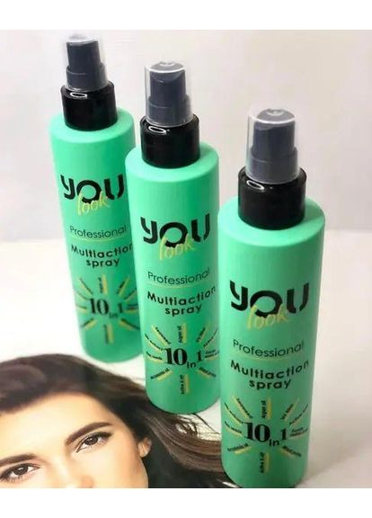 Спрей 10 в 1 You look Multiaction Spray 10 in 1 миттєвої дії 200 мл You look Professional (296785641)