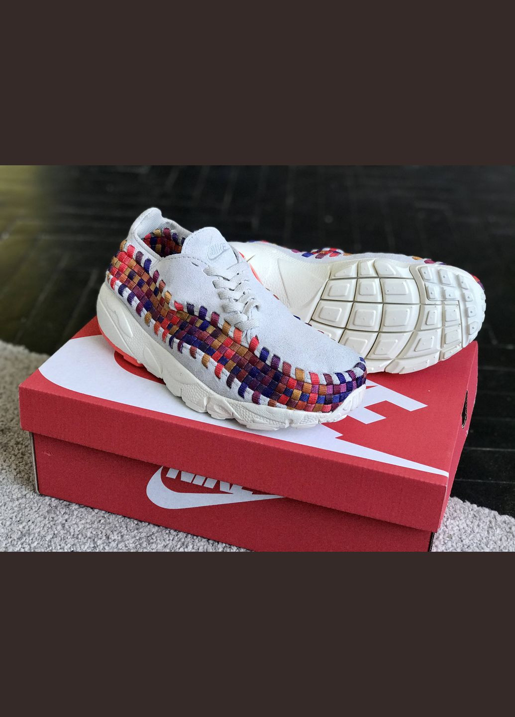 Кроссовки женские Nike Footscape Woven gray | Найк футскейп серые No Brand серые демисезоны (307397815)