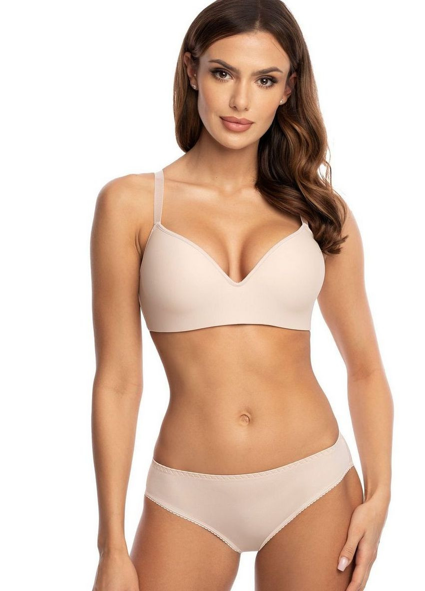 Світло-рожевий брасьер безшовний бюстгальтер без кісточок Orhideja без кісточок