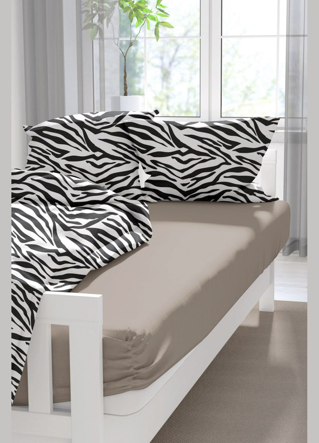 Простыня “” на резинке - Премиум цвет бежевый CB-00277701 Lelit (330259660)