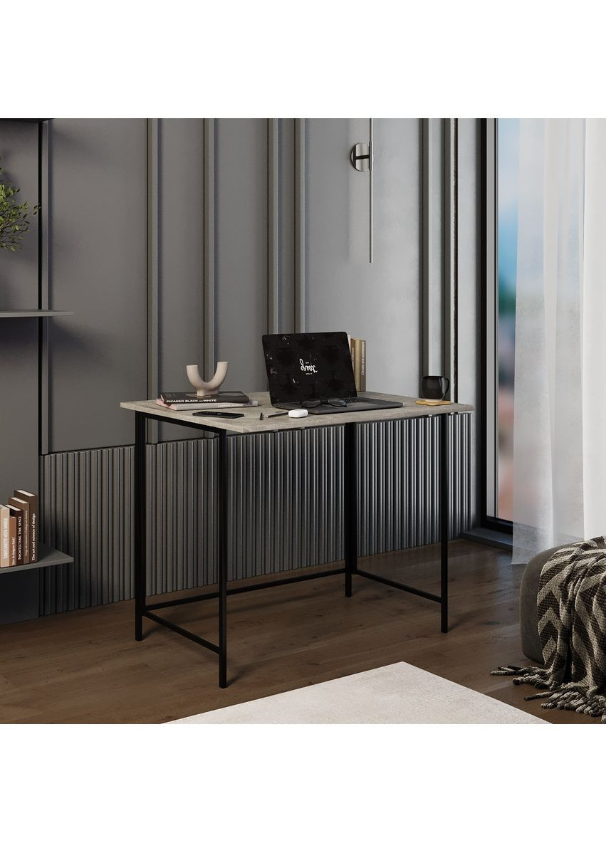 Стол-трансформер Sly 900x570x760 Ателье светлый/Черные (TB24040000030) Art In Head (337309345)