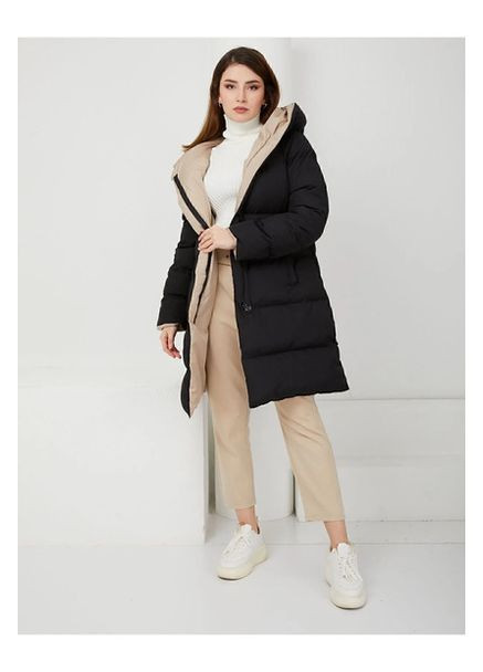 Чорний зимній Пуховик аляска Trendyol
