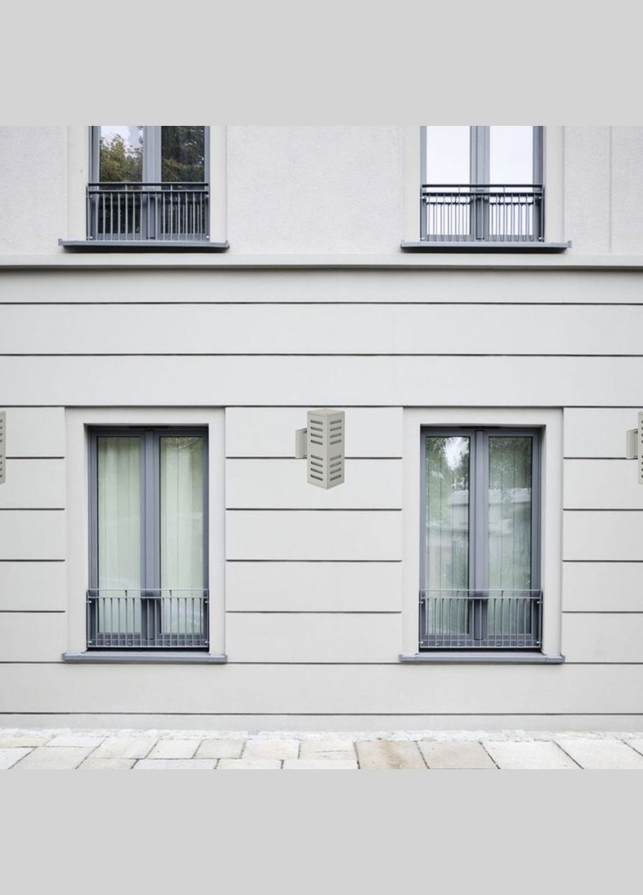 Вуличний світильник сірий на 2 лампи (67-L5184-WL-2 GY) No Brand (370070077)