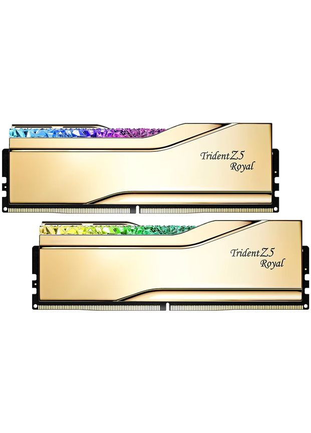 Модуль памяти DDR5 2x16GB/6400 Trident Z5 Royal Gold (F5-6400J3039G16GX2-TR5G) G.SKILL (362214348)