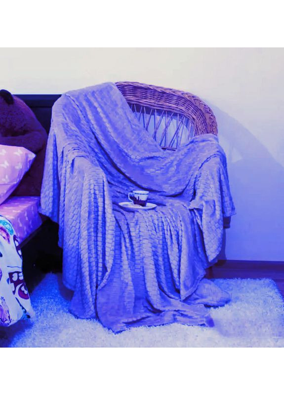 Плед-покривало "Shang Hay" Пірамідка золото (200x230cм) Koloco (372713220)