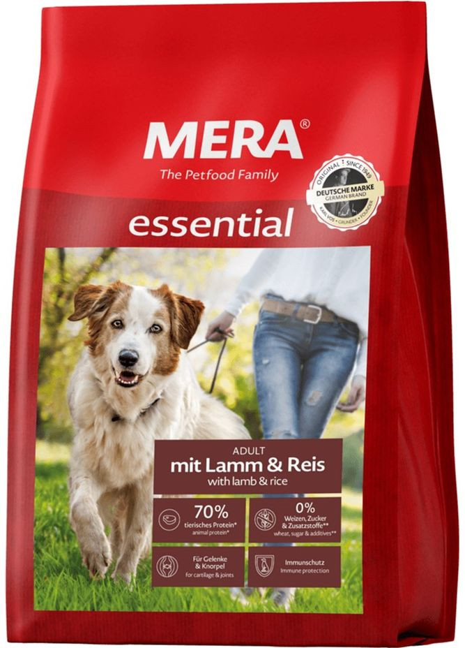 Сухий корм для собак essential Lamm&Reis з ягнятком та рисом 1 кг (4025877618260) Mera (316630164)