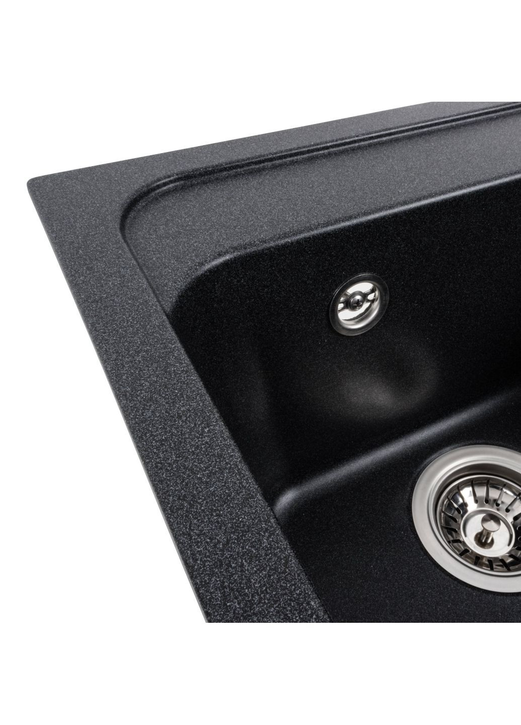 Гранитная мойка для кухни 4050 KORRADO матовая Карбон Valeso (358059864)