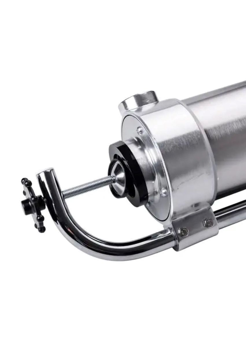 Вертикальний шприц для ковбаси 2,5 л з нержавіючої сталі шприц ковбасний 4 насадки Yiwu (353304493)