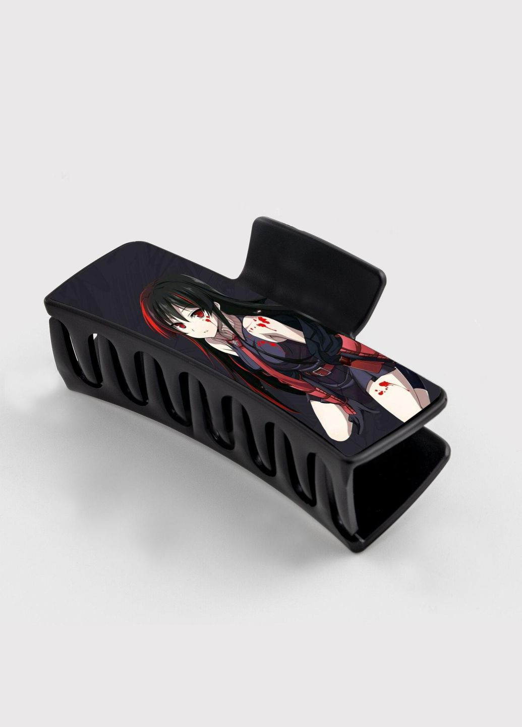Заколка крабик для волос Аниме Убийца акаме #0001 черный No Brand (315631497)