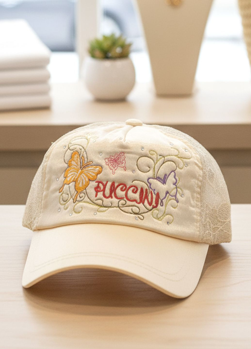 Кепка жіноча атласна Korea Фіолетовий Puccini (363261618)