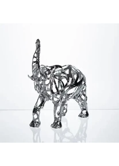 Декоративна фігурка Elephant 25х10х25 см металева HP-7-10 Yiwu (391792687)
