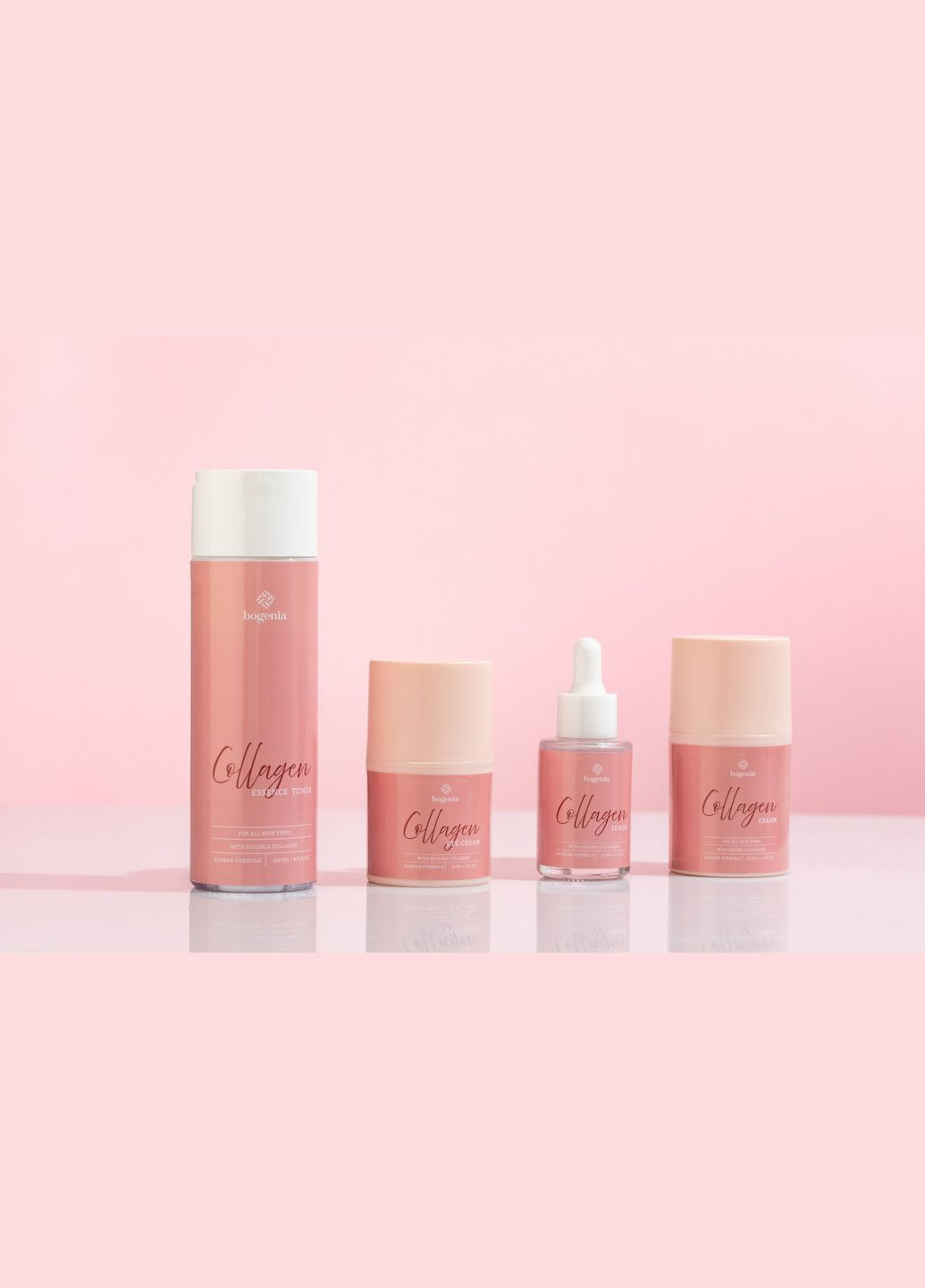 Тонік-есенція для обличчя з колагеном Collagen Essence Toner 200 мл Bogenia (313262541)