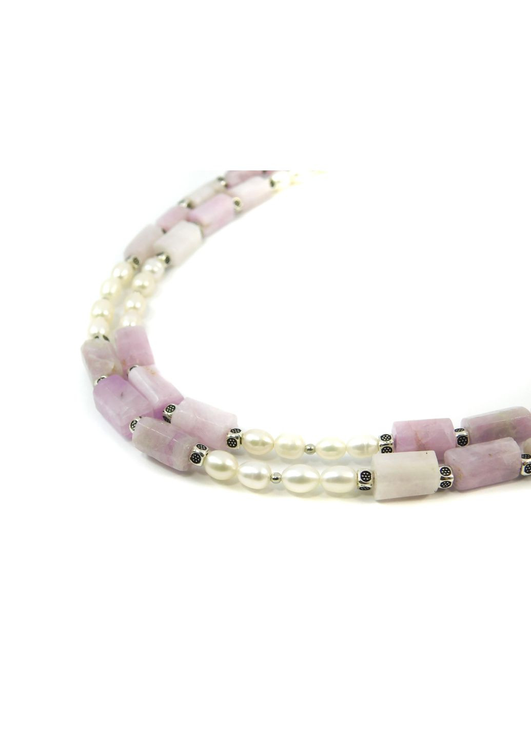 Ожерелье "Фрида" Жемчуг, Кунцит Fursa fashion (322314774)